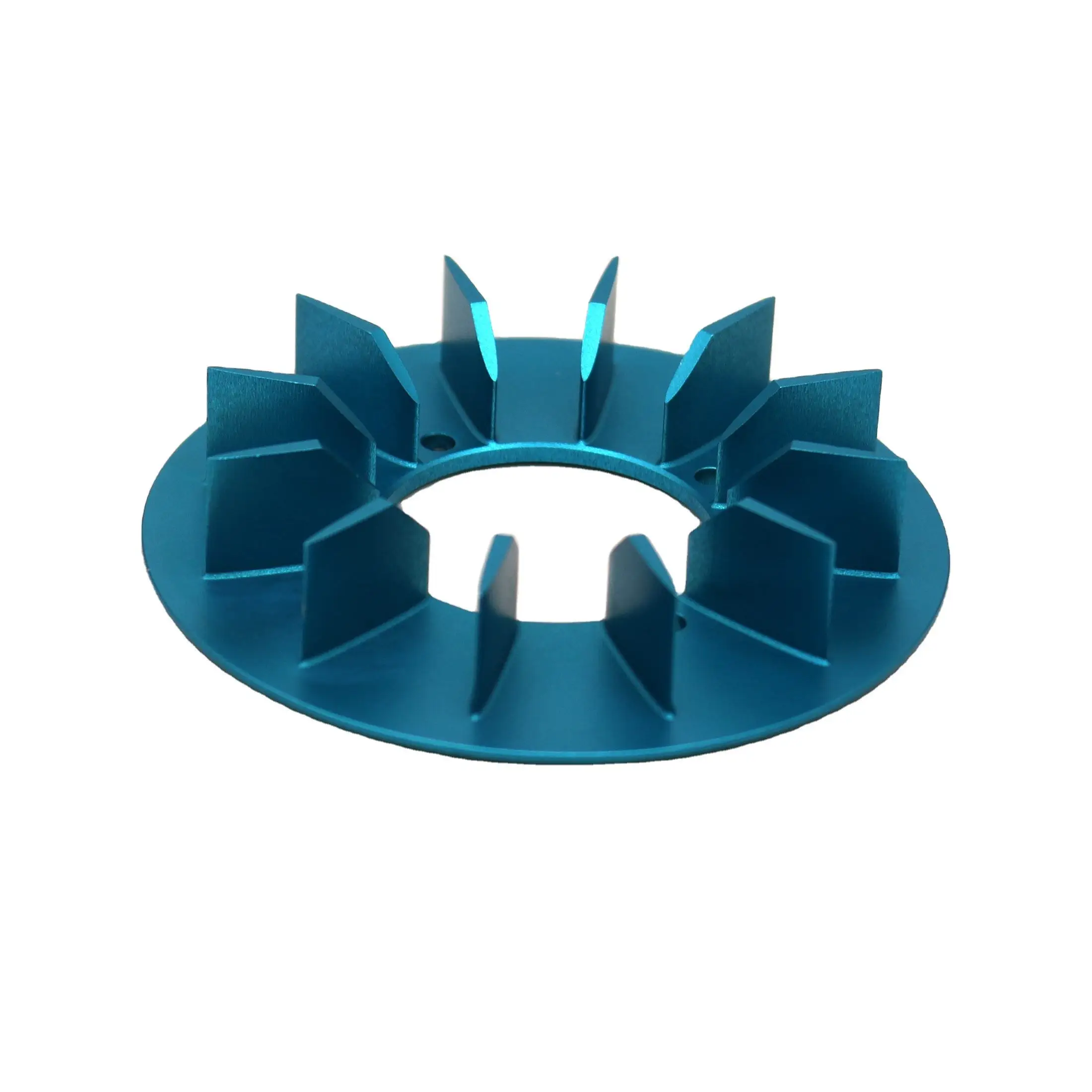 ISO Certified Factory High Precision Customized CNC Machining Milling Turning Blue Anodized Aluminum Extrusion Heatsinks