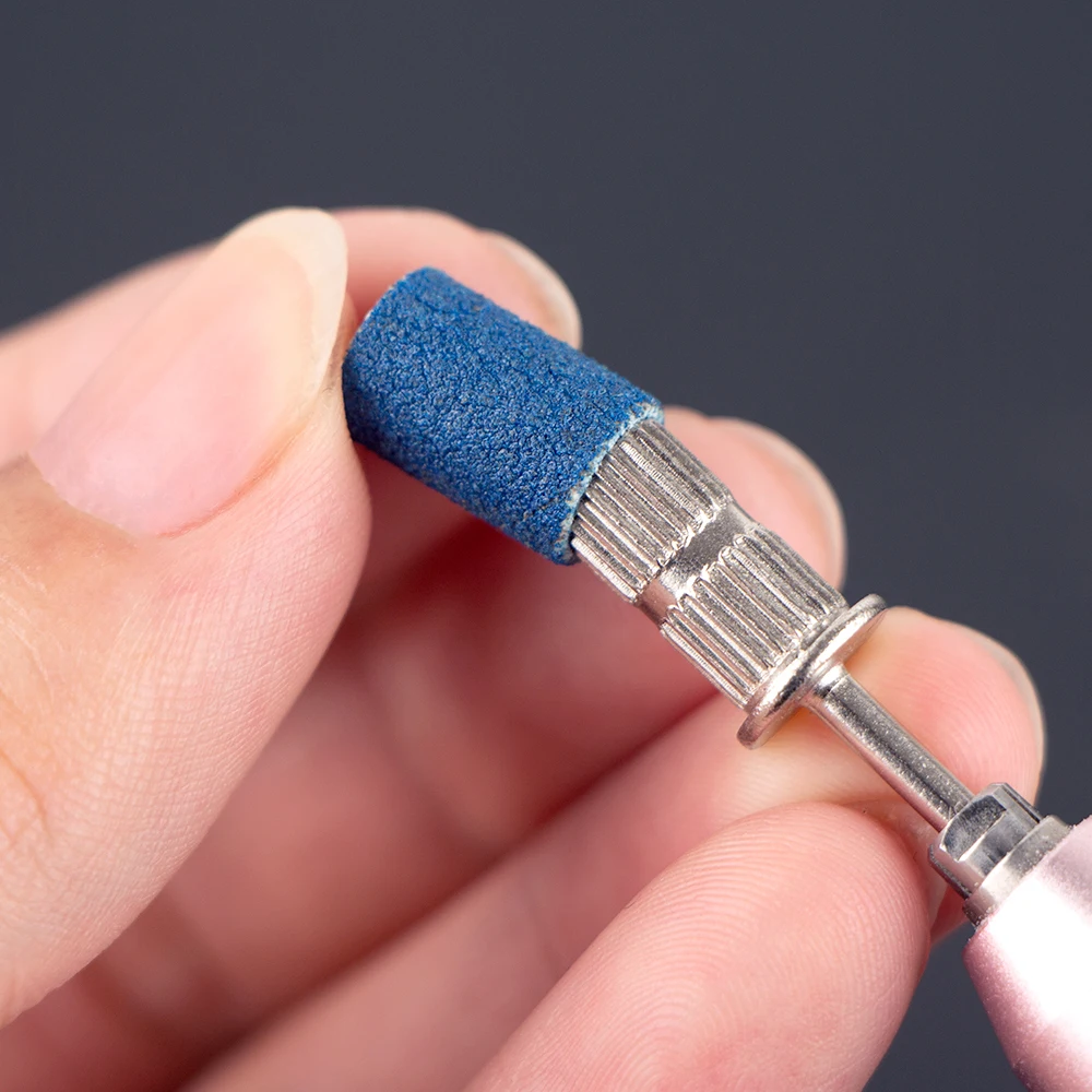 ドリルビット付きフィリサンディングバンド、ネイル研磨除去、マニキュアツール用アクセサリー、80 #、120 #、180 #、240 #