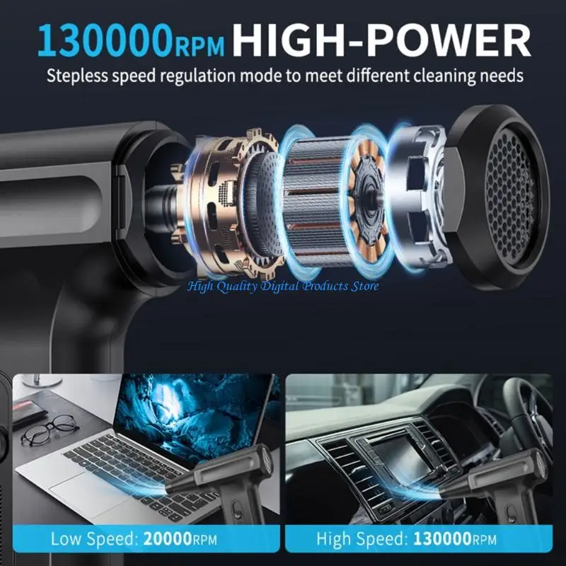 

U2JE Strong Air Blower Fan With USB Power For Electronics And Household Use Cleaner