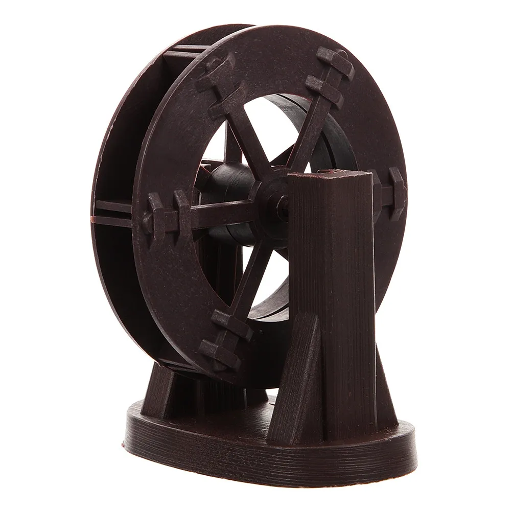Aquarium Water Wheel Decor Windmill Style ABS Material Easy Install Tranquil Fish Tank Decoration Indoor Desktop Fountain Scene