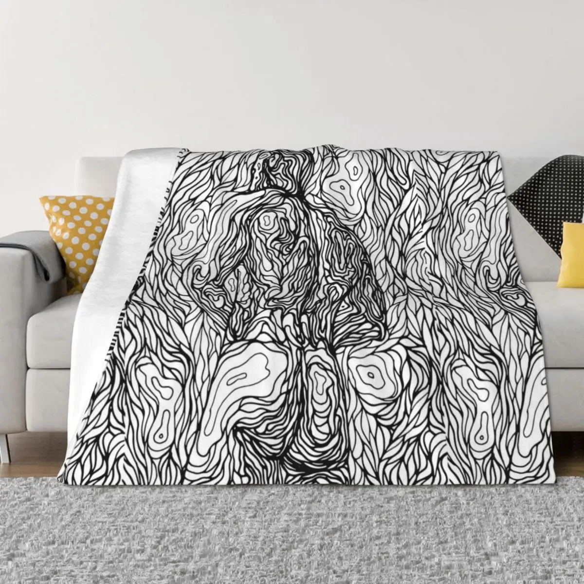 

Ethereal Throw Blanket Hair Furrys Baby warm for winter Blankets