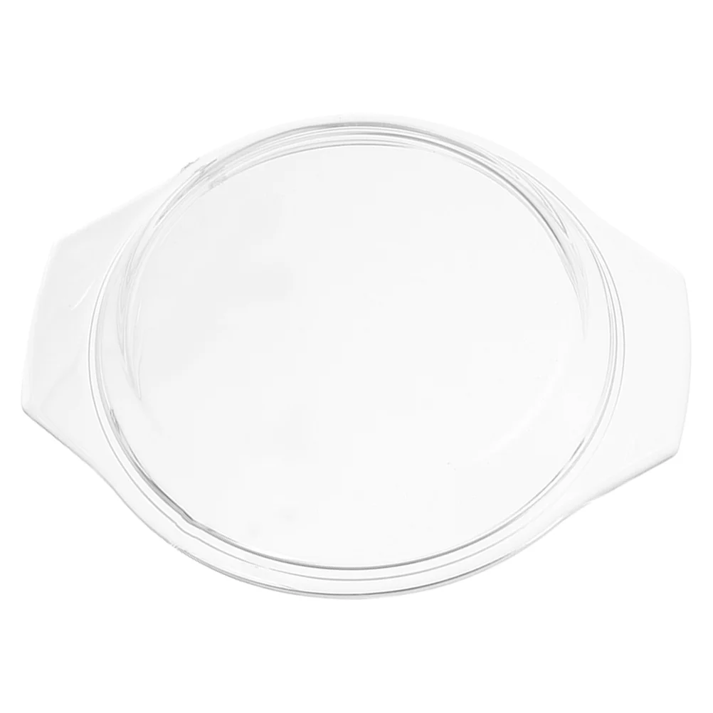 

Trucks Stampers Splash-proof Glass Cover Microwave Food Covers Splatter for Pan Transparent Plate