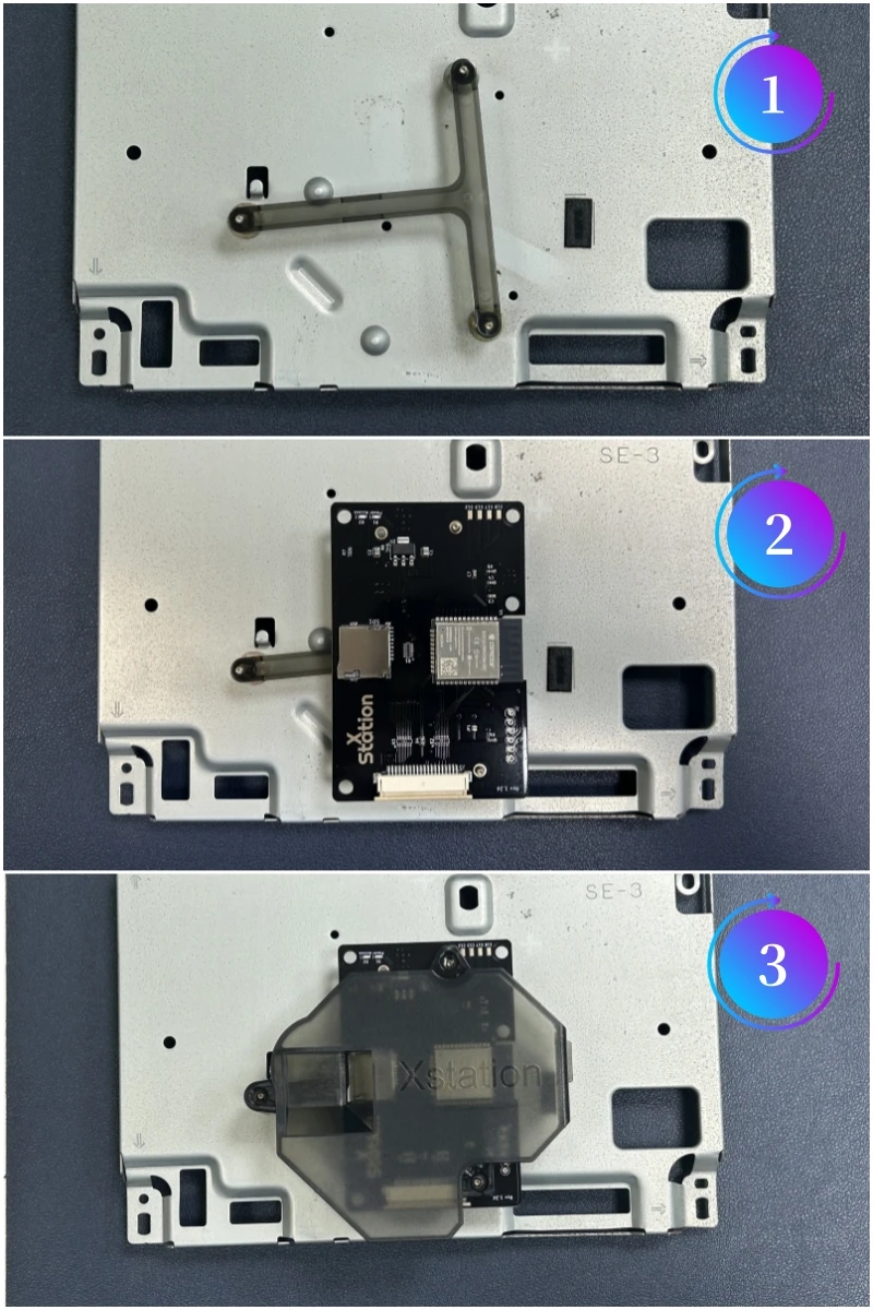 XStation PS1 Injection Molding Cover Plate Fenrir 3D Printed Bracket For Sega Saturn