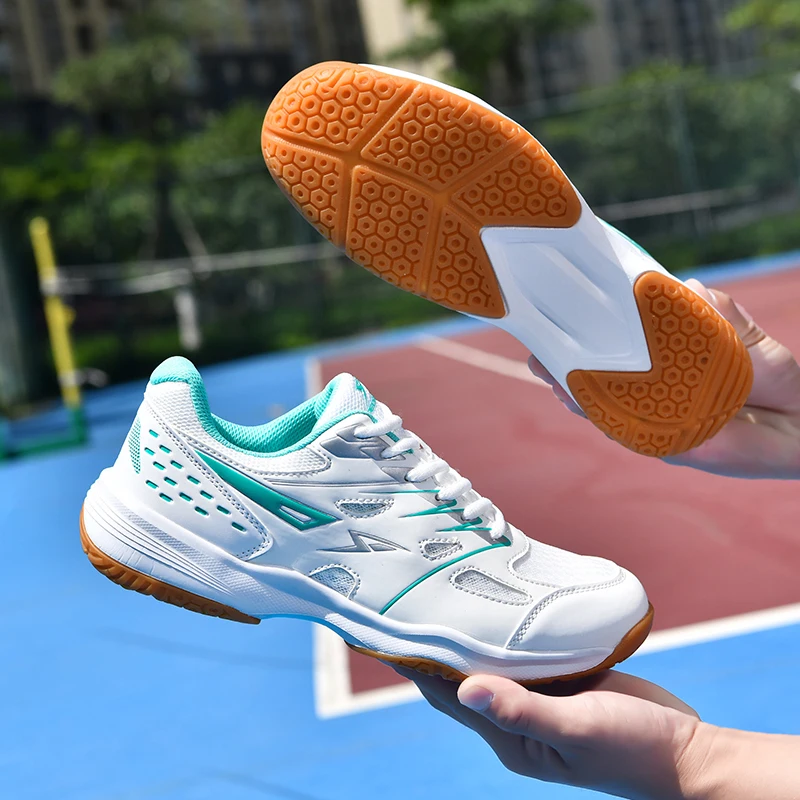 

Классическая брендовая профессиональная обувь для настольного тенниса, кроссовки для бадминтона высшего качества, спортивная обувь, удобная противоскользящая обувь для двора