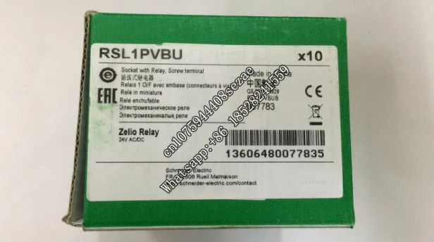 10PCS/1Box New  RSL1PVBU Miniature Relay Sockets In Box Brand