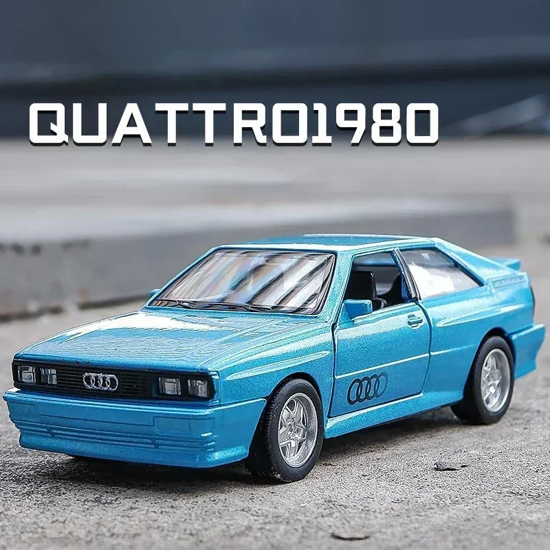 1:36 1987 BMW M3 1978 بورش 911 توربو 1980 أودي كواترو دييكاست سيارة سبيكة معدنية نموذج سيارة ألعاب أطفال جمع الهدايا #5