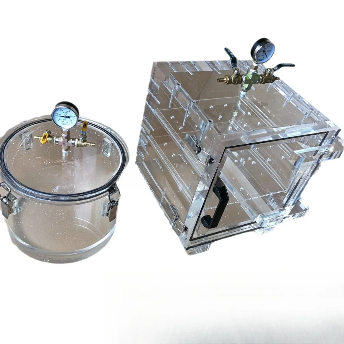 Acrylic vacuum glass pressure  glove sealed   experimental equipment box
