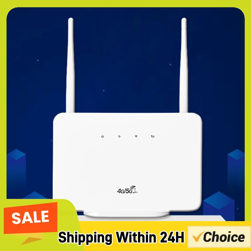 4G Wireless Router 300Mbps 4G LTE CPE Router Modem External Antenna with Sim Card Slot EU Plug Internet Connection