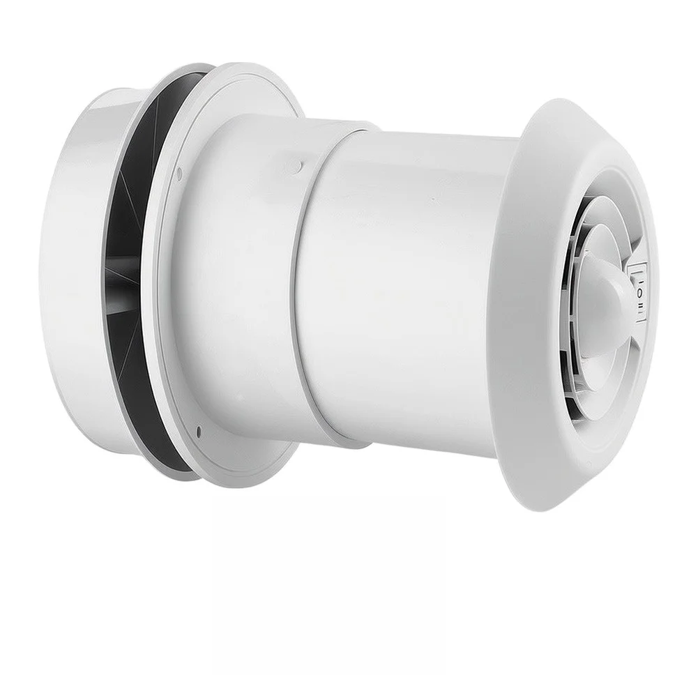 RV Roof Fan 12V with for top Mount Design and Adjustable Height for Flexible Installation in Motorhomes Trailers and Conversion