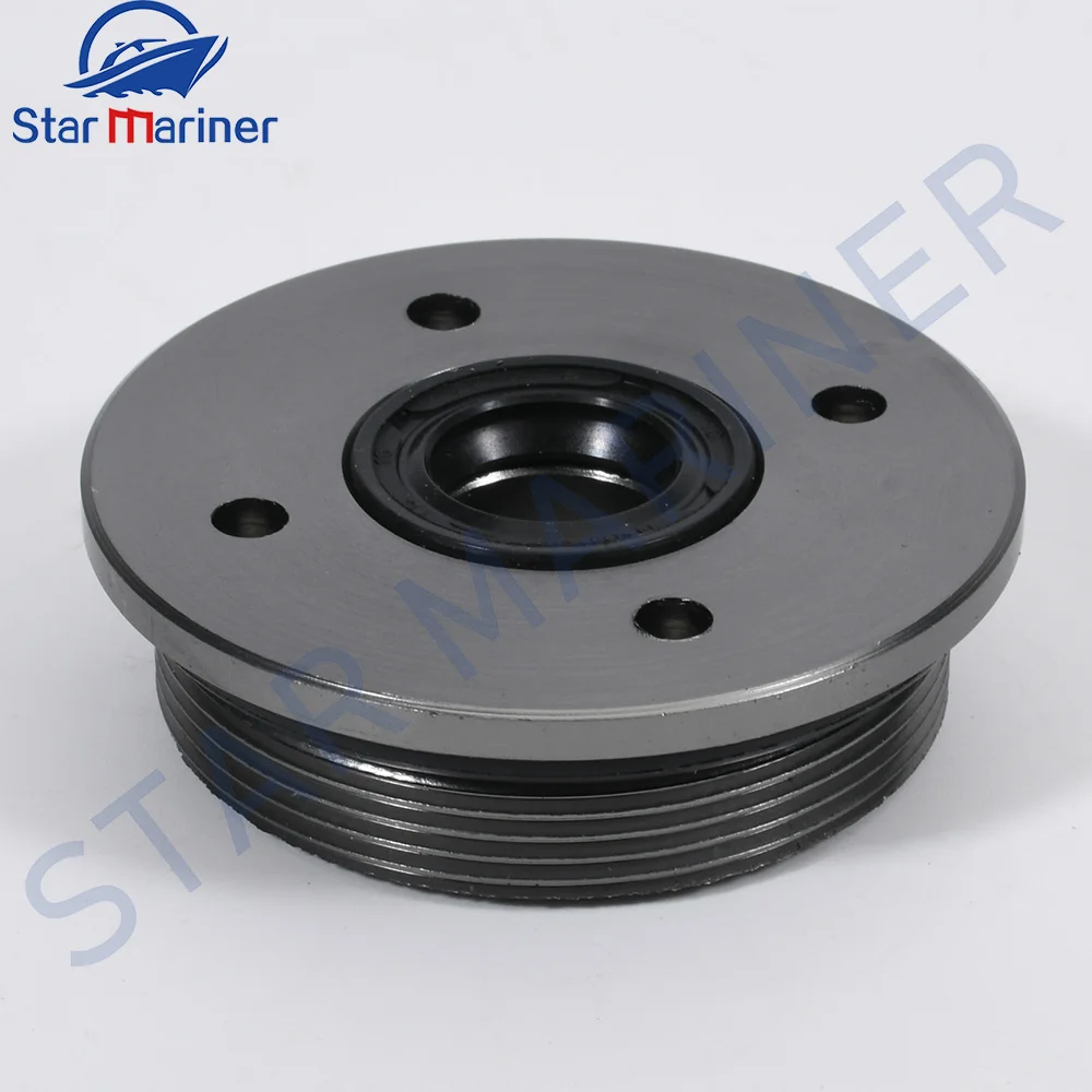 65W-43810-01End Cap with Seals for Yamaha Outboard Motor Tilt Trim 2T 4T F9.9 F15 F25 40HP 65W-43810 For Hidea F9.9