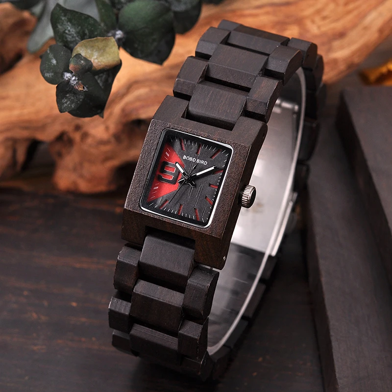 BOBO BIRD 2022 Annual Clearance Wood Watches for Women Japan Movement Quartz Casual Ladies Wristwatches reloj mujer