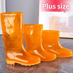 47 Size Fisherman Speed Dry Kitchen Rain Boots Rain Shoes Without Lining  Men's Labour Gum Shoes Anti-Odour Non-Slip Water Shoes