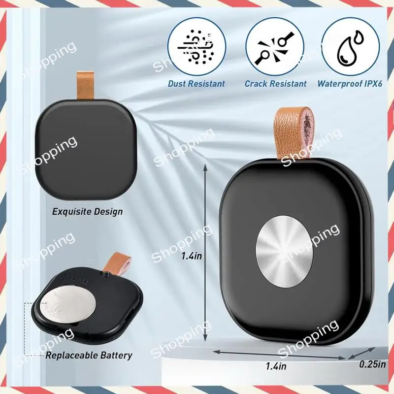 M20K Key Finder Tracker For  Find My Airtag With Keychain, Smart Item Locator For Wallet Car Key Luggage Tracking