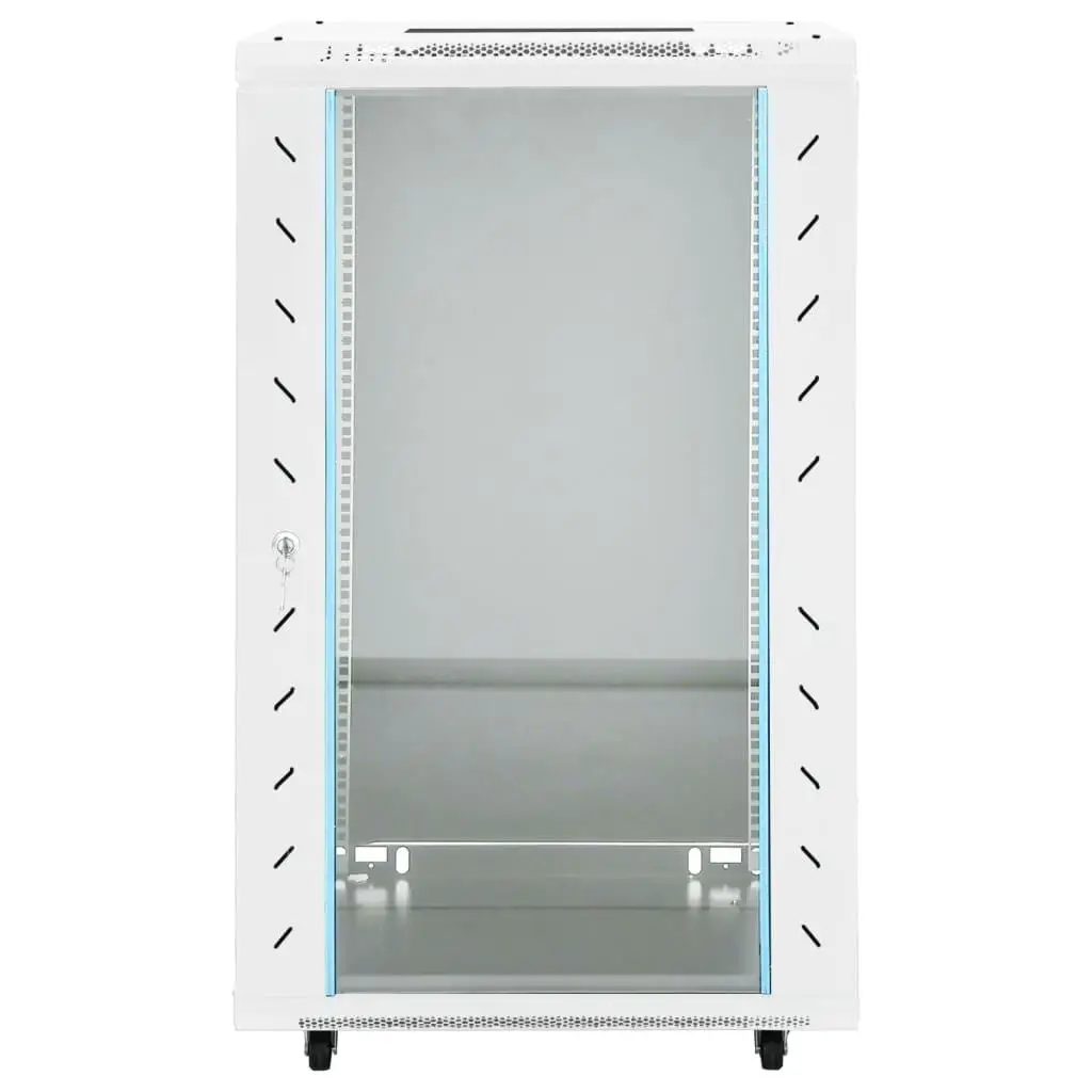 Gabinete de red 18U con patas giratorias - Rack IP20 de 19 pulgadas, dimensiones: 23,6x23. para X3 9,4 cm