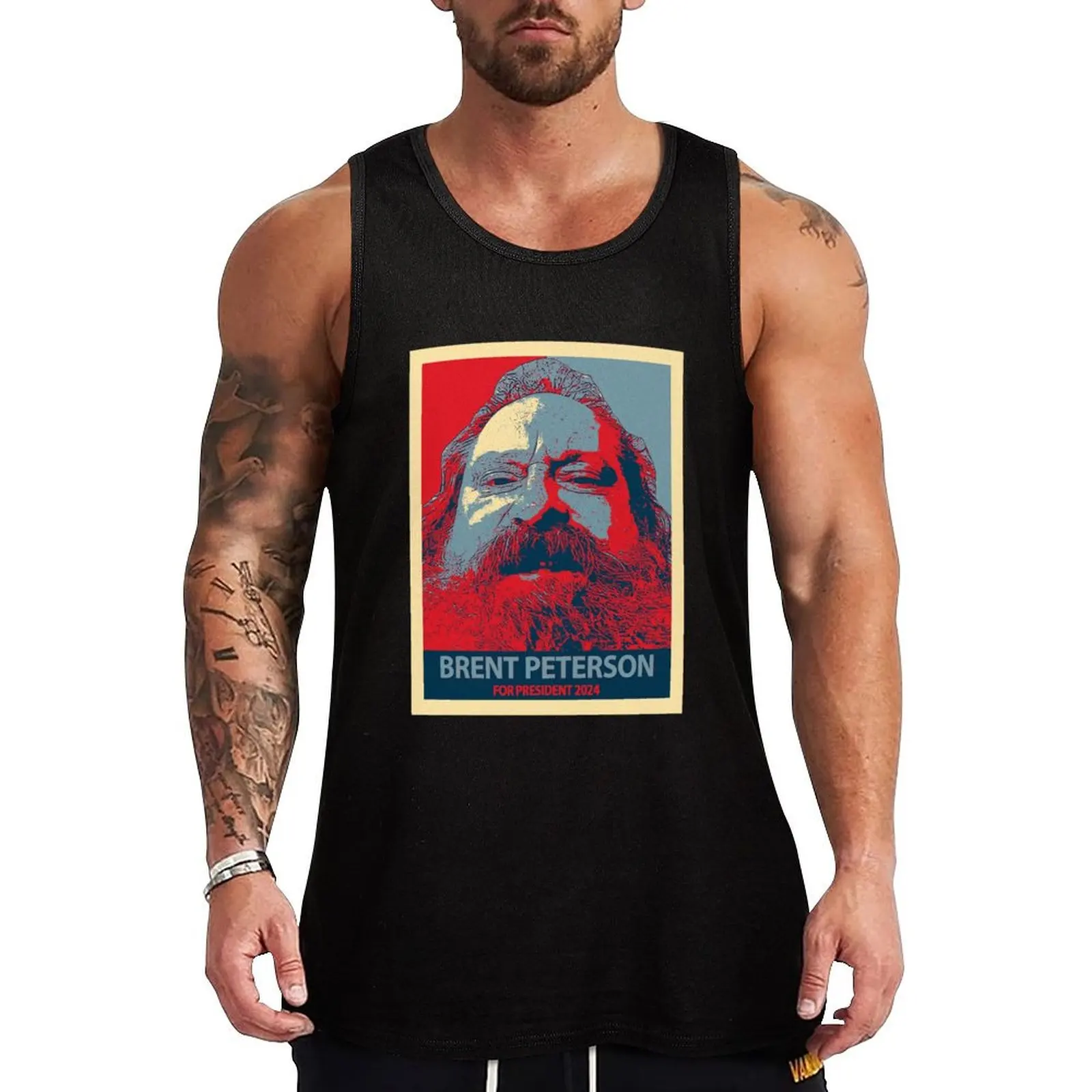 Brent Peterson Tank Top sleeveless tshirts for men Bodybuilding shirt sleeveless vest men sports vest