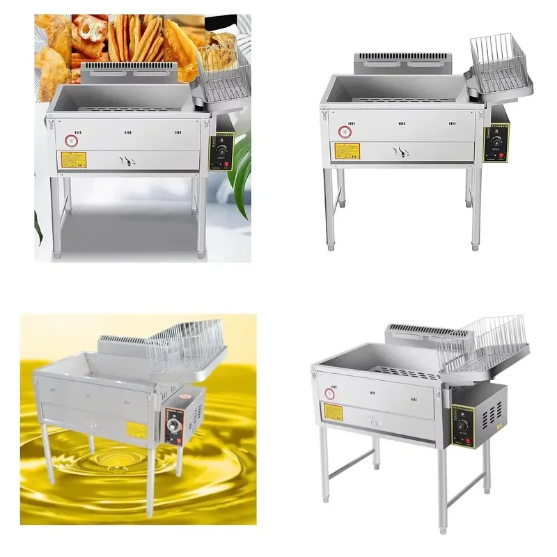 CE Certified 20L Commercial Electric Deep Fryer Double Basket for Restaurant Peanut Oil Chip Freidora Electrica