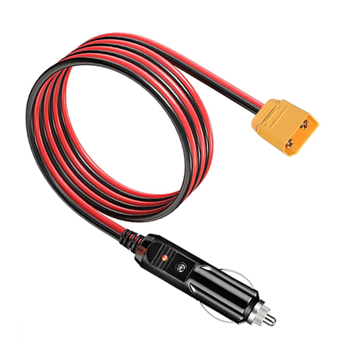 

A88M Car Lighter Plug Cable with XT90S Male Connector 14 AWG 6 FT XT90 Adapter Cable for Solar Panel RV Power Station