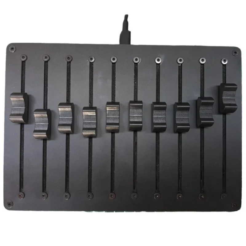 10-Way Fader Customizable CC Information USB Interface MIDI Controller for Music Host Software