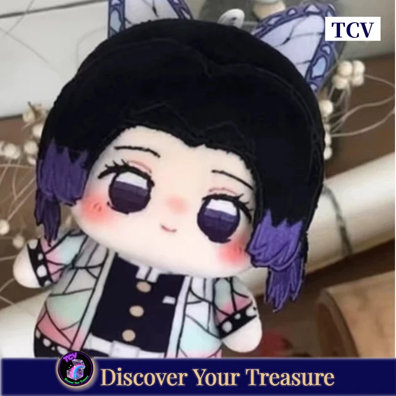 

Demon Slayer Shinobu Kocho Plush Bag Pendant 10cm Cotton Doll Anime Stuffed Figure Cute Keychain Gift For Girlfriend Kids Fans