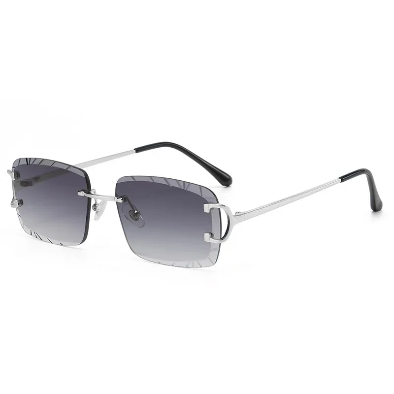 Modische quadratische Sonnenbrille Retro Damen und Herren Retro UV400 Reise kleine quadratische Sonnenbrille – Detail 11