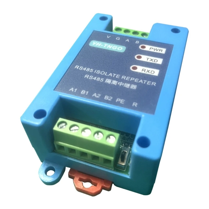 2 Channel RS485 to RS485 Repeaters Photoelectric Optocoupler Isolation Industrial Isolated Communication Converters