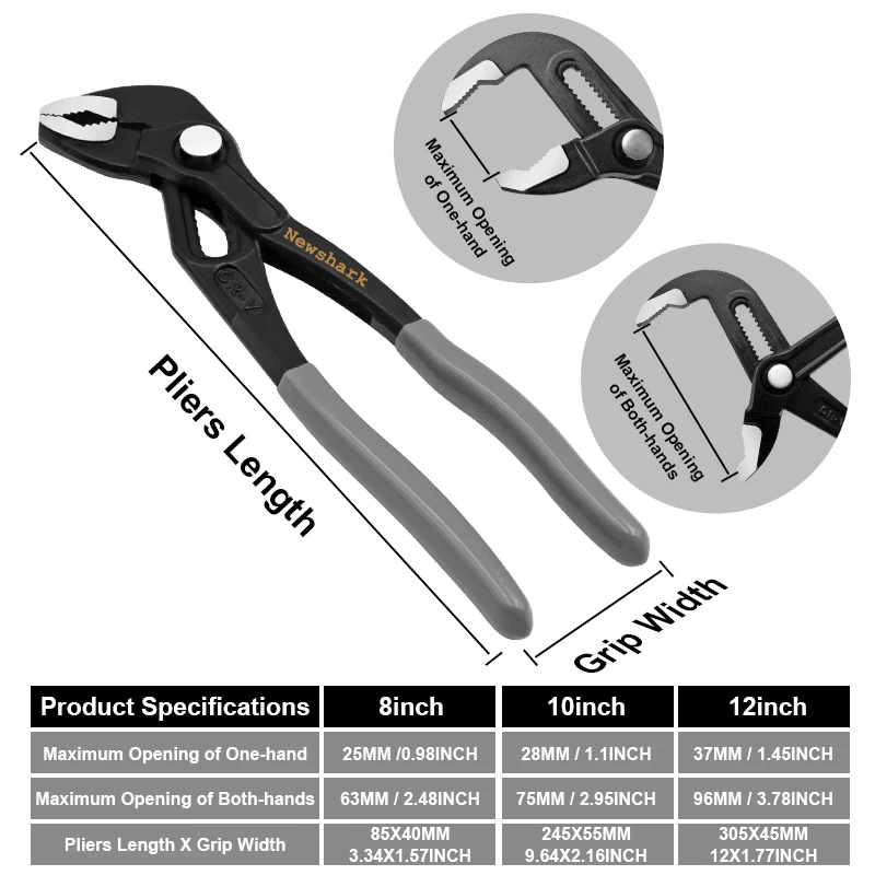 Personalized Water Pump Pliers, Private Customised, Blessing, Company Logo, Have Commemorative Appearance