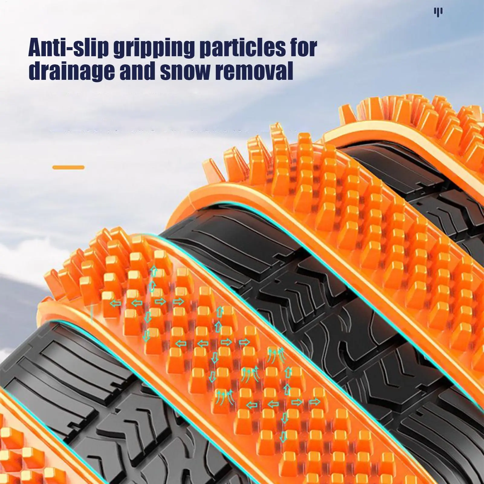 

Цепи для зимних шин, противоскользящие кабели для тяжелых условий эксплуатации, 5-компонентные нескользящие застежки-молнии, цепь для автомобильных шин для автомобиля, автомобиля, скутера, внедорожника, седана