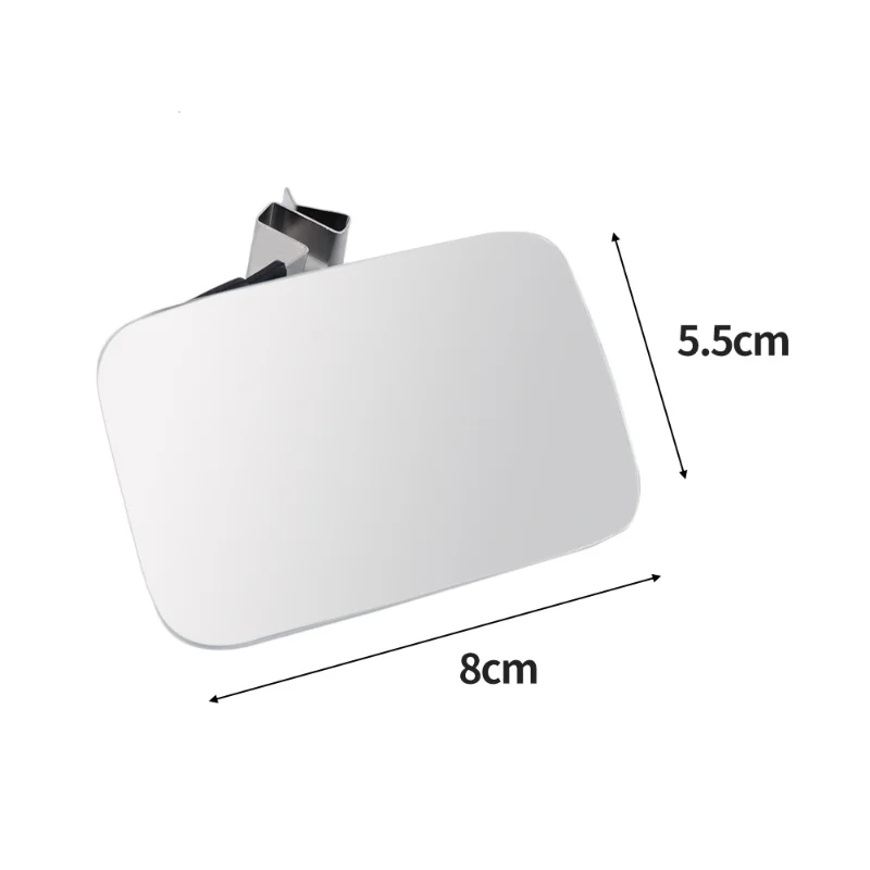 Car Auxiliary Blind Spot Mirror Interior 360 Degree Adjustable HD Rimless Convex Rearview Mirror Car Parking Wide Angle Mirrors