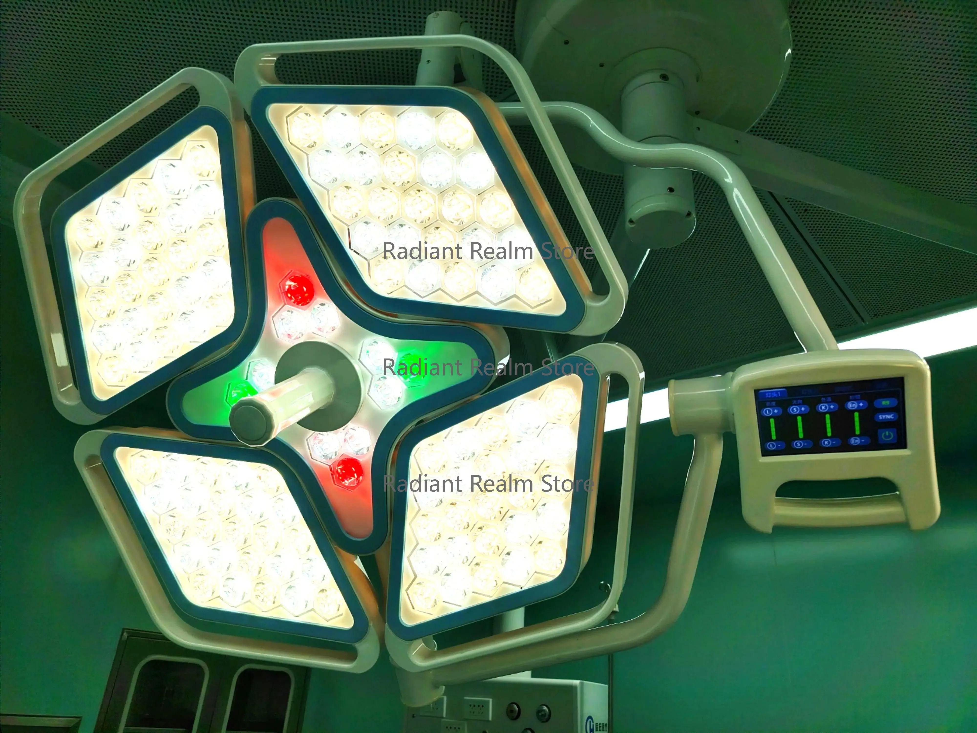High Quality Single-Head LED Shadowless Lamp (Four-Petal Design) – For Medical Clinics/Operating Rooms