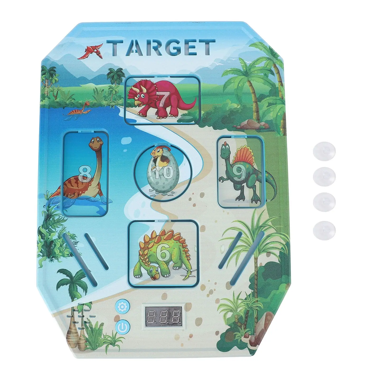 Electronic Scoring Target Toy with Sound Effects Automatic Rebound Multiple Game Modes Kids Target Game Toy for Toddler