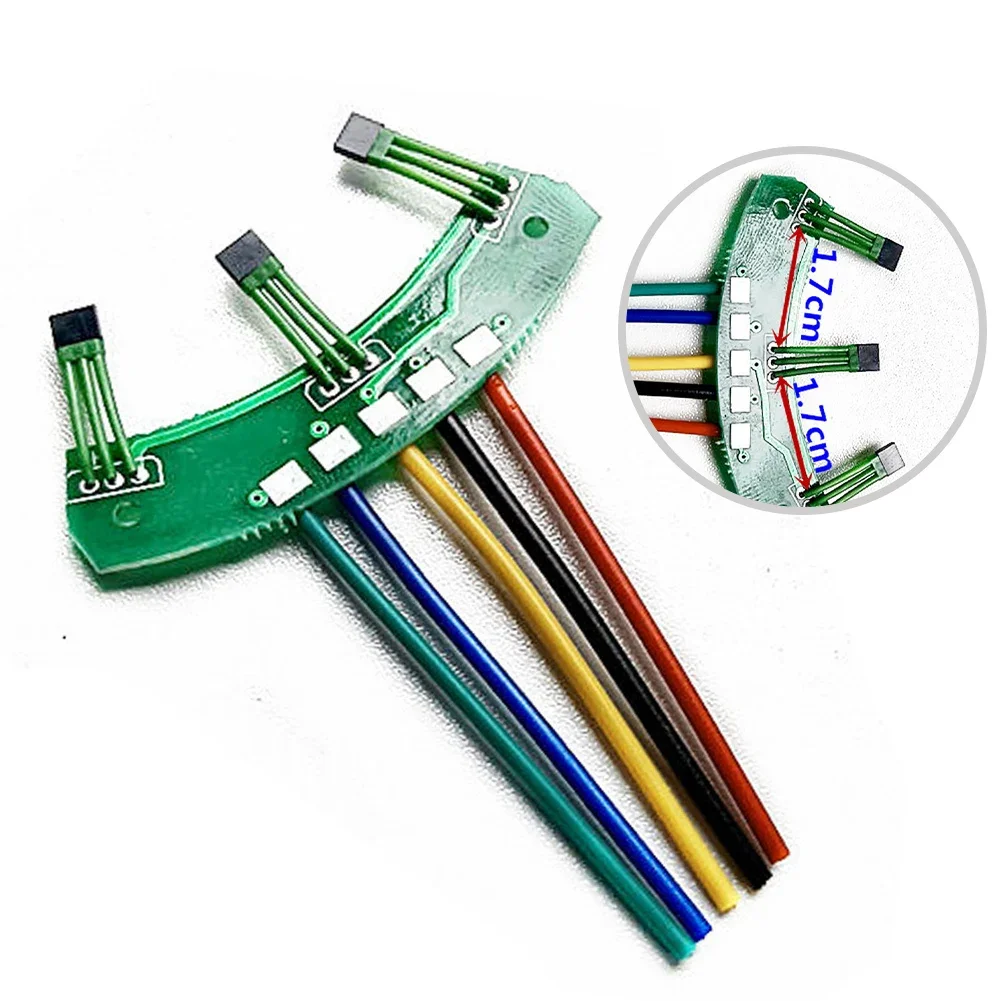 Per motore a due/tre ruote sensore Hall motori serie 120 ยฐ con cavo scheda 43F PCB sensore Hall motore sensore Hall elemento Hall