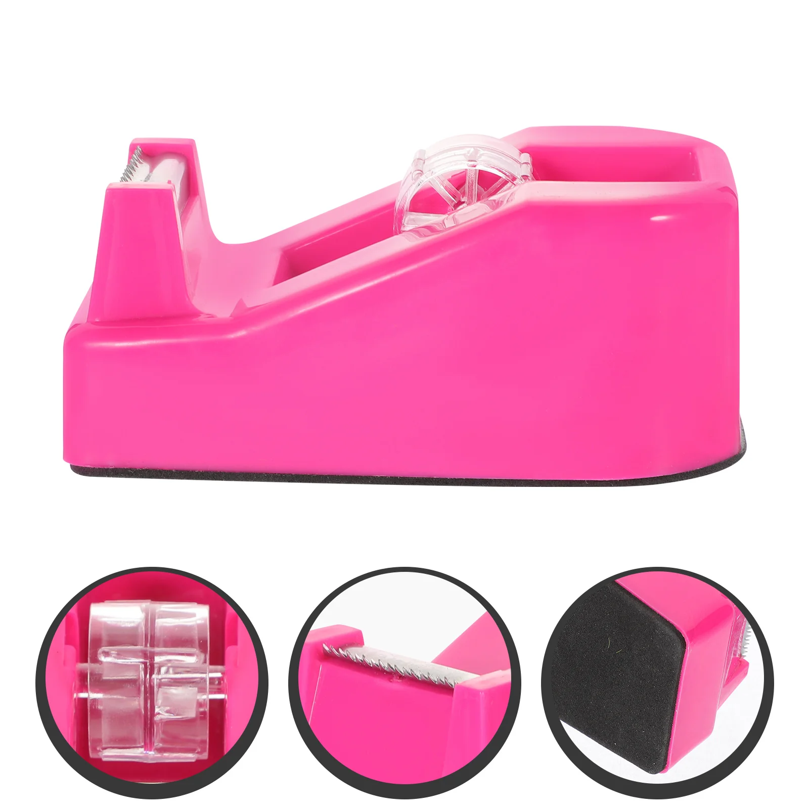 

Cute Desktop Tape Dispenser Strong Smooth Cutting Storage Stand for Art Projects Scrapbooking Gifts