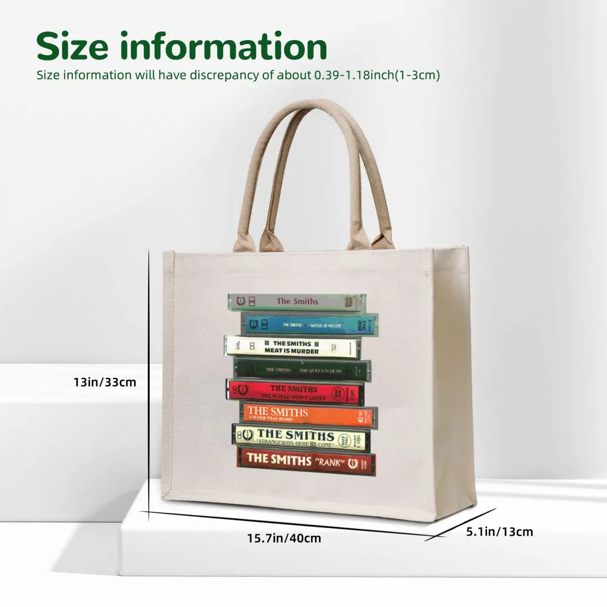The Smiths Cassettes Tote Bag tote bags aesthetic Women's handbag Eco bag shopper bags for women