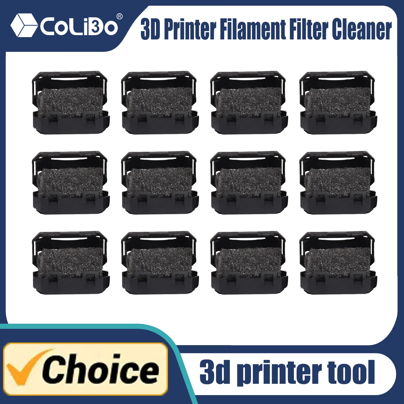 Filament Filter Cleaner Universal Dust & Static Removal Tool for PLA ABS PETG Essential Accessory to Protect 3D Printer Filament