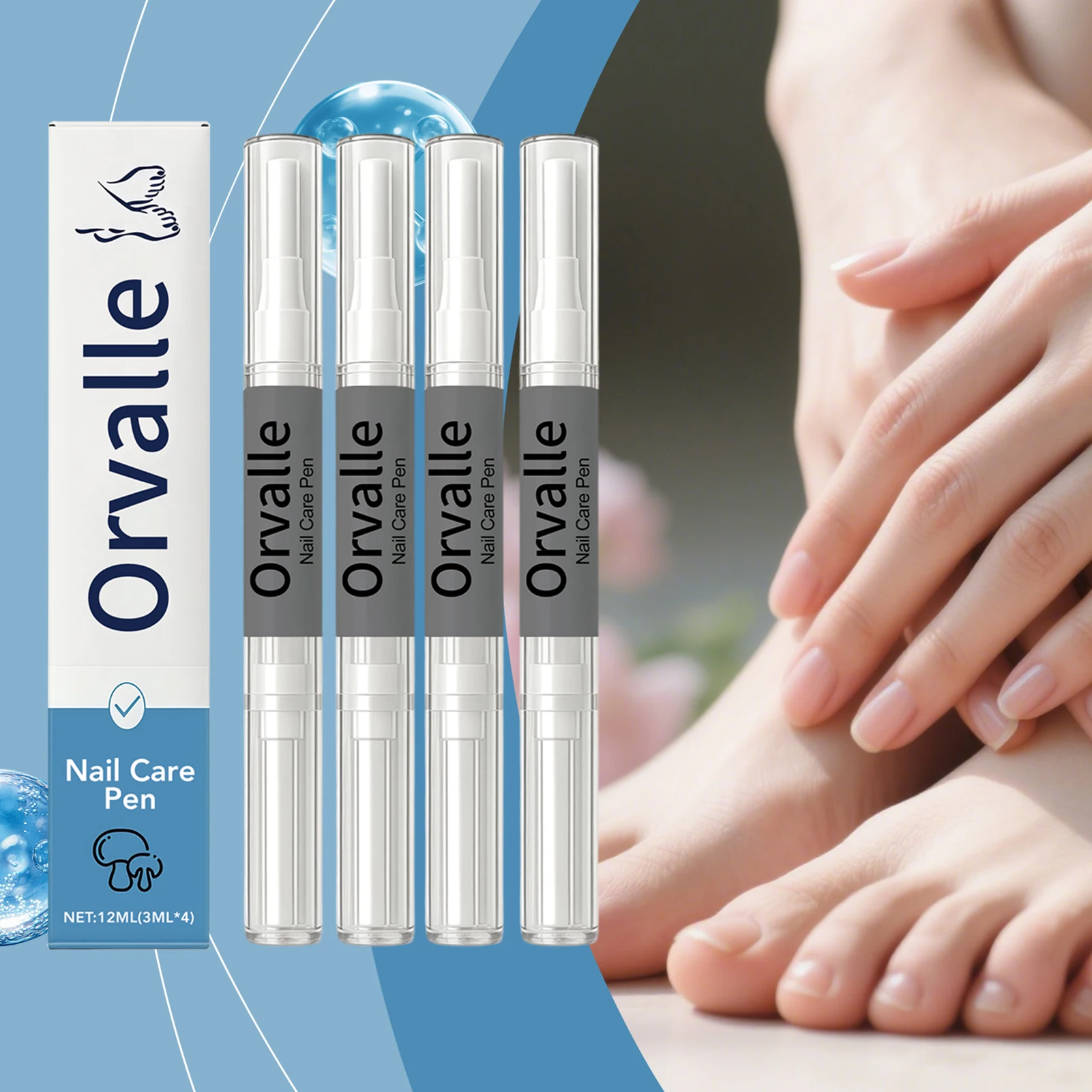 Nail-Fungus Pen Nail Growth Treatments Repair Serum Toenail-Fungus Treatments Extra Strength Nail Repair Serum Toenail Care Tool