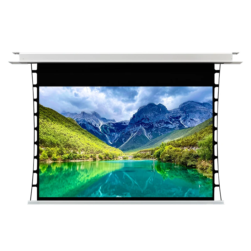 projection screens gigantic ceiling recessed Magnesium aluminum alloy shell smart home use  projector scree  LX655M  120inch