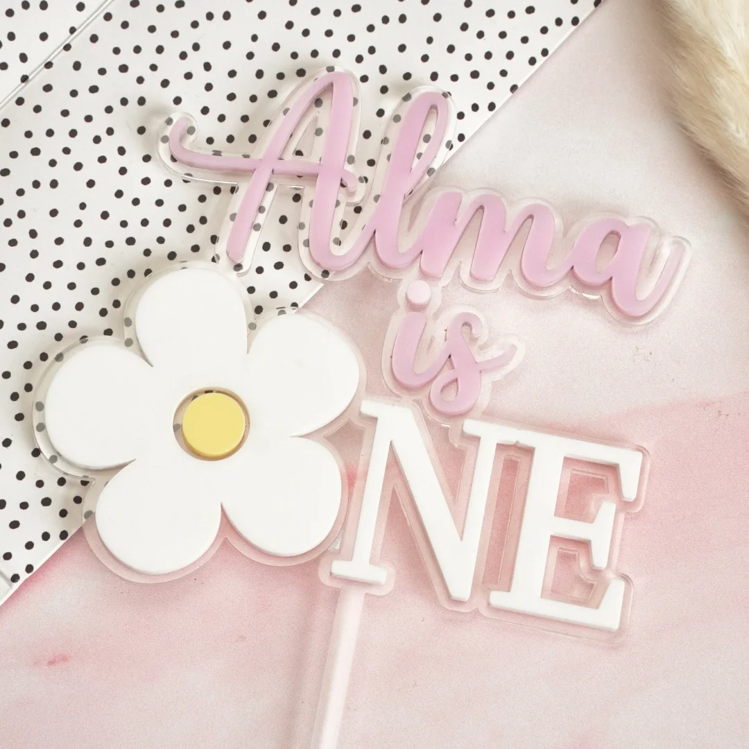 تزيين الكيك المخصص - قطعة واحدة من ملحقات PMMA الدافئة اللطيفة المحفورة بالليزر لأعياد الميلاد والأطفال والهدايا الحلوة، Da #2