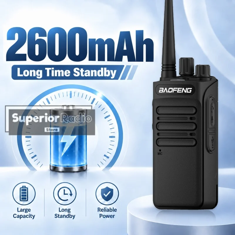 Baofeng DMR Walkie Talkie DM-1905L Digital and Analog Dual Time Slot 400-470MHz Type-C Charging SMS CTCSS/CDCSS Emergency Alert