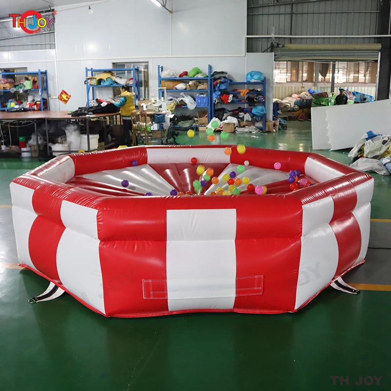 2024 New Games 3m Inflatable Floating Bubble Pingpong Balls Catching Balls Carnival Games For Kids