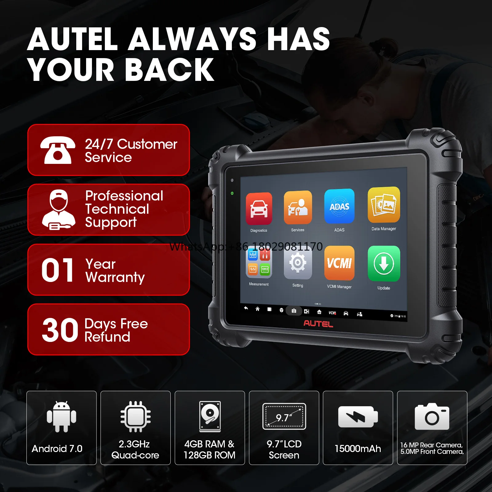 Autel MaxiSys MS919 Up of MS909 Ultra Lite ECU Programming Coding