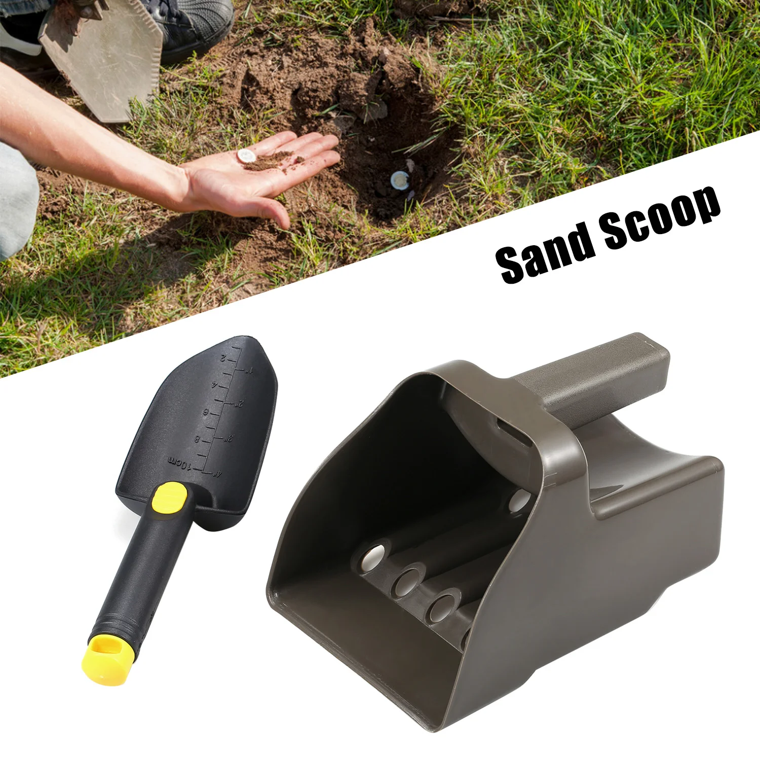 Set Sekop dan Pengaduk Pasir,  - Treasure Hunting Shovel Digging Tool ulasan dan harga