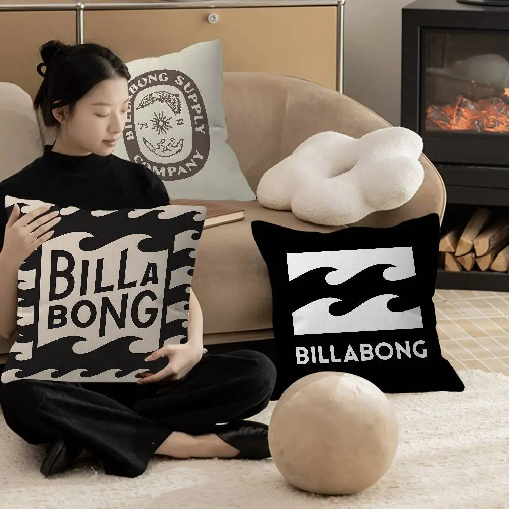 C-CasualS S-Surfing B-Billabonges Pillow Cover Design cushion Cover decor Holiday Decorati