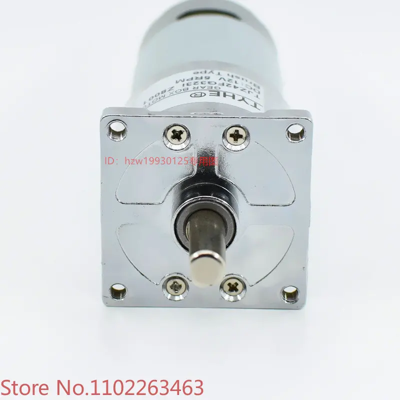 DC reduction motor 42FGA high-speed and low-speed forward and reverse automatic DC12V24V to 555 motor