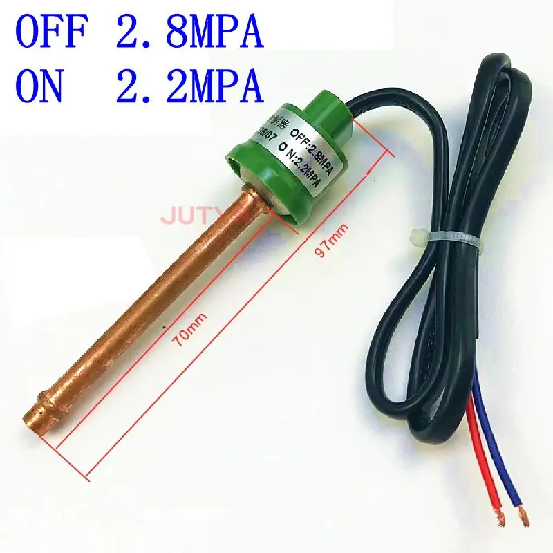 

OFF 2.8MPA ON 2.2MPA Air Conditioner Refrigeration parts 2 Terminals/Wire Pressure Control Switch Protector switch