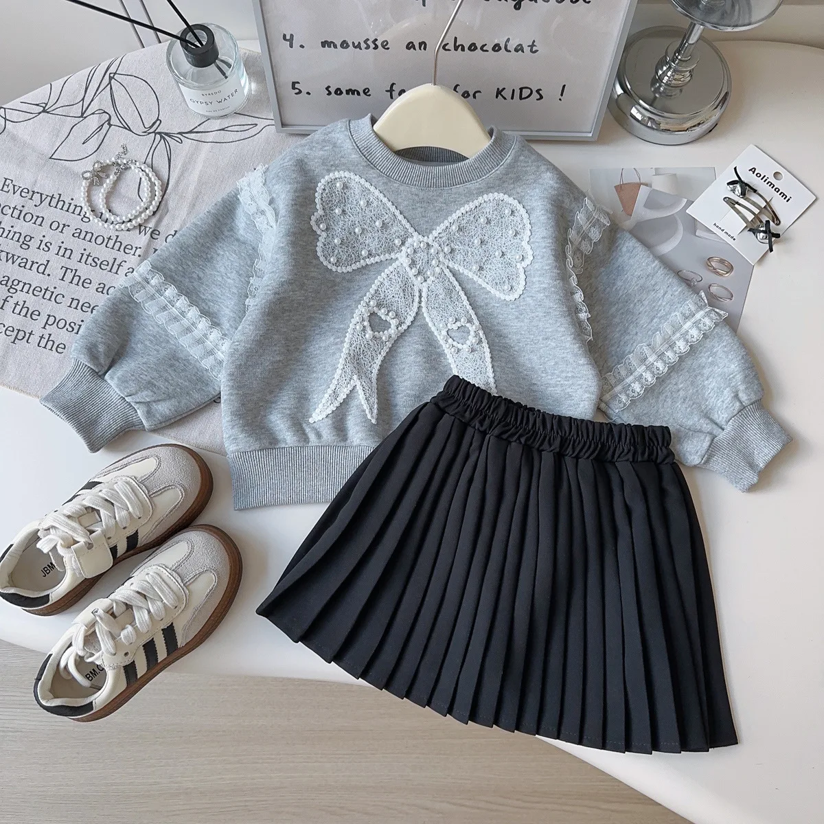 

Платье для девочек, комплекты одежды, весна-осень 2021, детские хлопковые толстовки, топы, юбки, костюм принцессы из 2 предметов для малышей, одежда для детей 7 лет