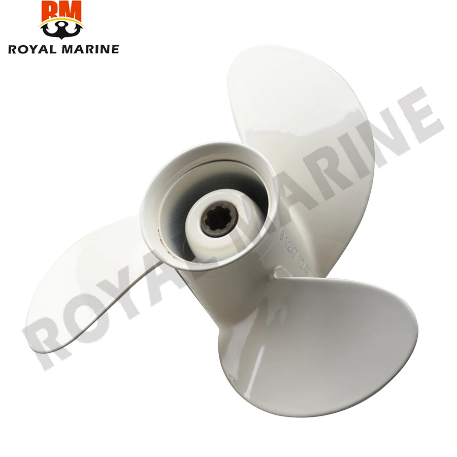 

6G1-45943-00 Propeller 8 1/2x7 1/2-N Fit Yamaha Outboard Engine 6HP 8HP F6 F8 F9.9 Aluminum 7 Tooth Spline RH 6G1-45943-00-EL