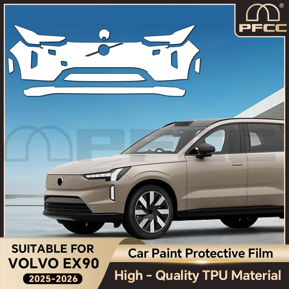 

PPF For Volvo EX90 2025 Paint Protection Film Clear Bra Car Body Pre-cut PPF Anti-scratch Resistant Repairable Invisible Cover