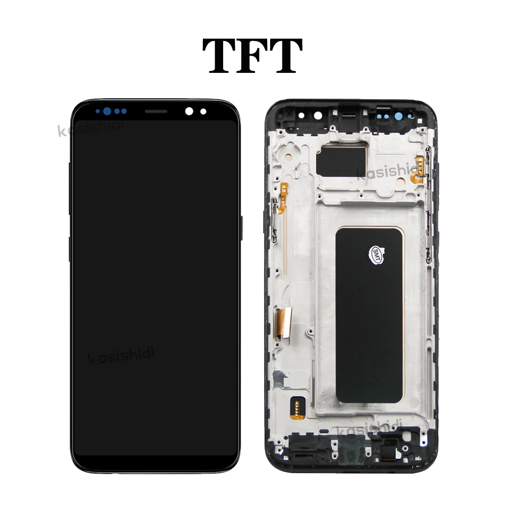 TFT LCD For Samsung Galaxy S8 plus G955fd G955F G955 With Frame Display With Touch Screen Assembly Digitize Parts 100%Tested