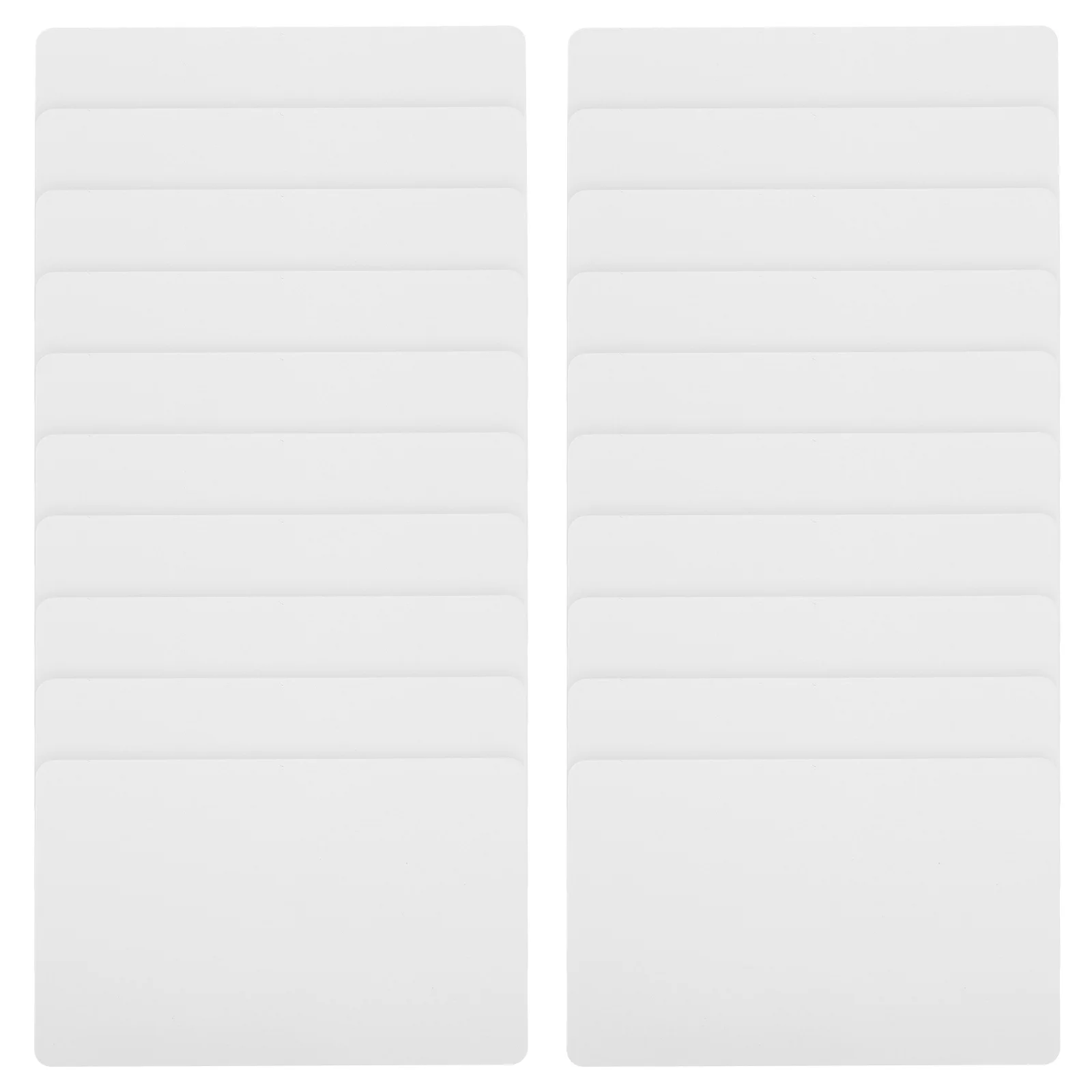 20Pcs Blank Pvc Car… - image