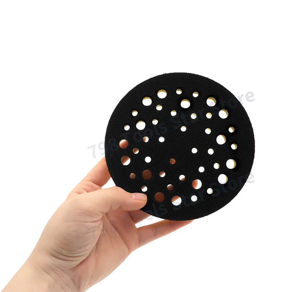 Imagem -04 - Polegada 44 Furos Gancho & Loop Aperto Enfrentou Abraconjunto Almofada de Vácuo com 16 X24 Rosca para Mirka Net Lixa Discos Almofada de Backup Médio 1pc